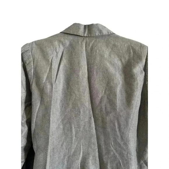 Lane Bryant beige linen blend blazer women's size 28 - Picture 5 of 12